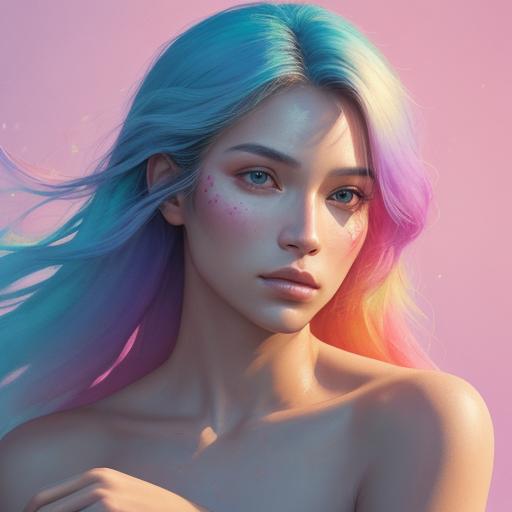 --sref 02021992 woman combing her hair