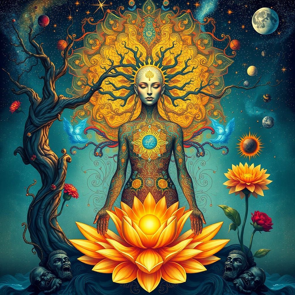 Psychedelic Enlightenment: Infinite Consciousness in 8k