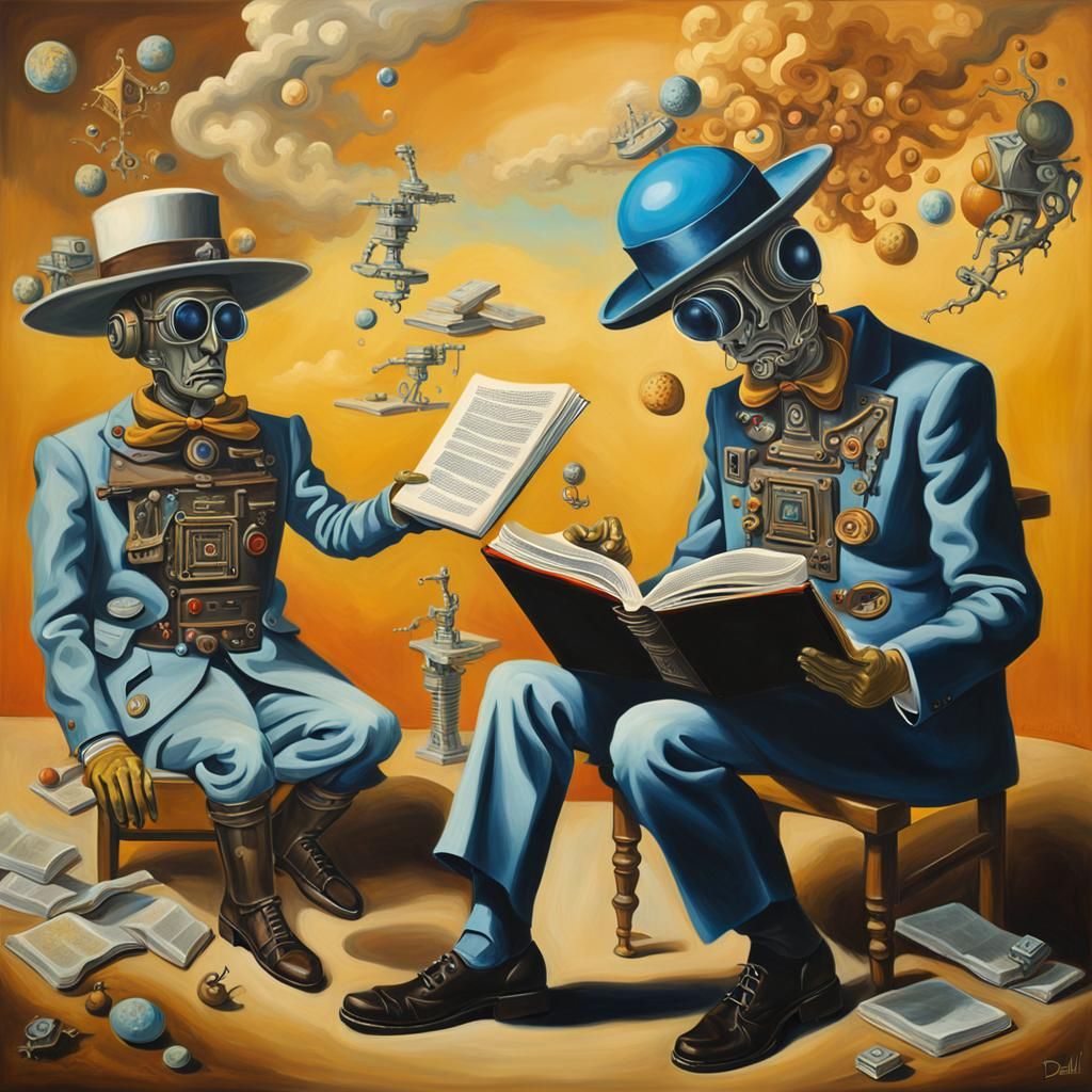 Robot Listening in Surreal Shakespearean Scene