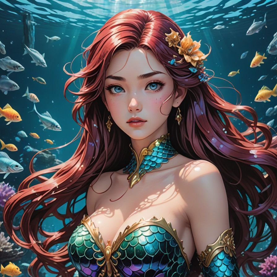 Mermaid Captures Your Likeness in Vibrant Anime-Inspired Art