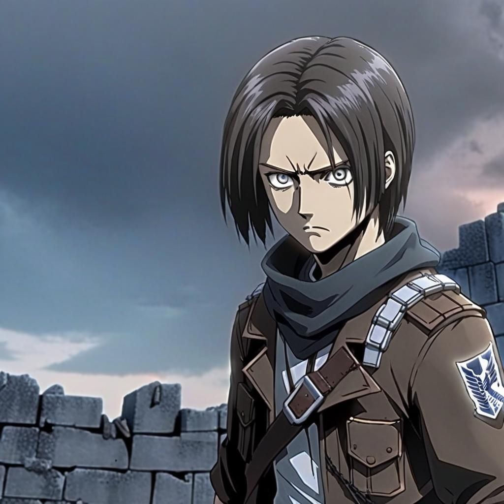 Attack on Titan Scout on Ruined Wall