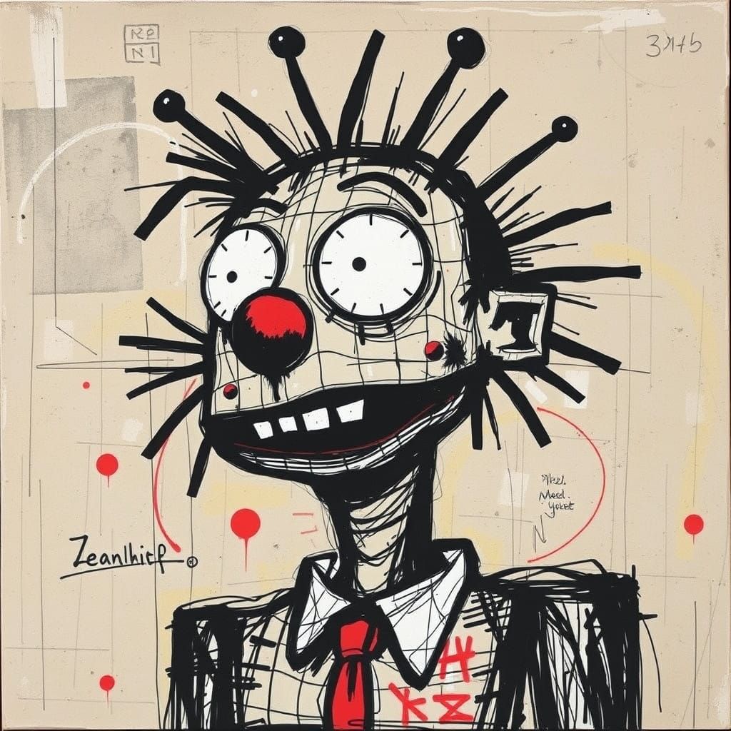 Quasimodo in Neo-Expressionist Style