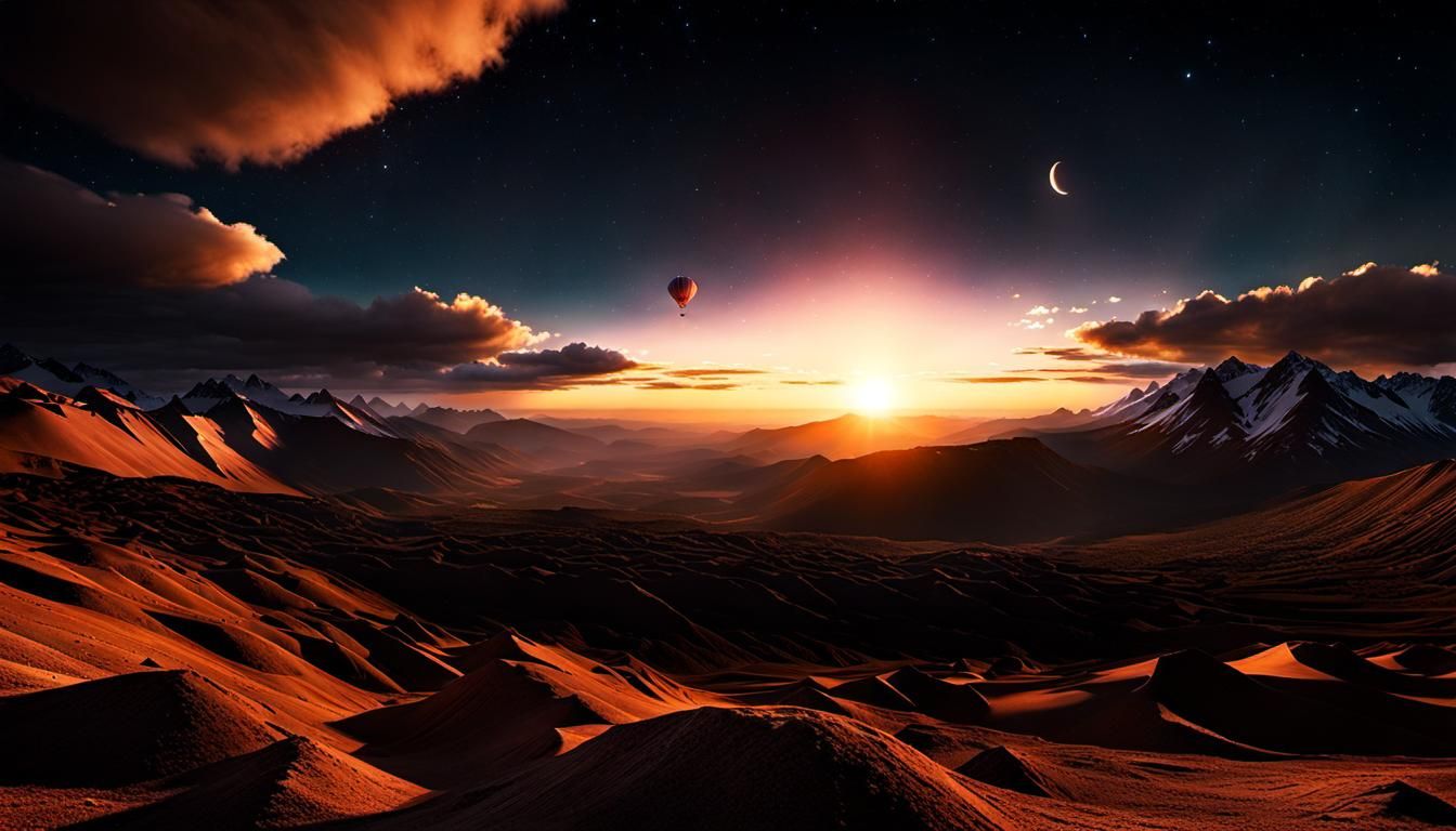 500 Stars in Sky: Hyperrealistic Rendering