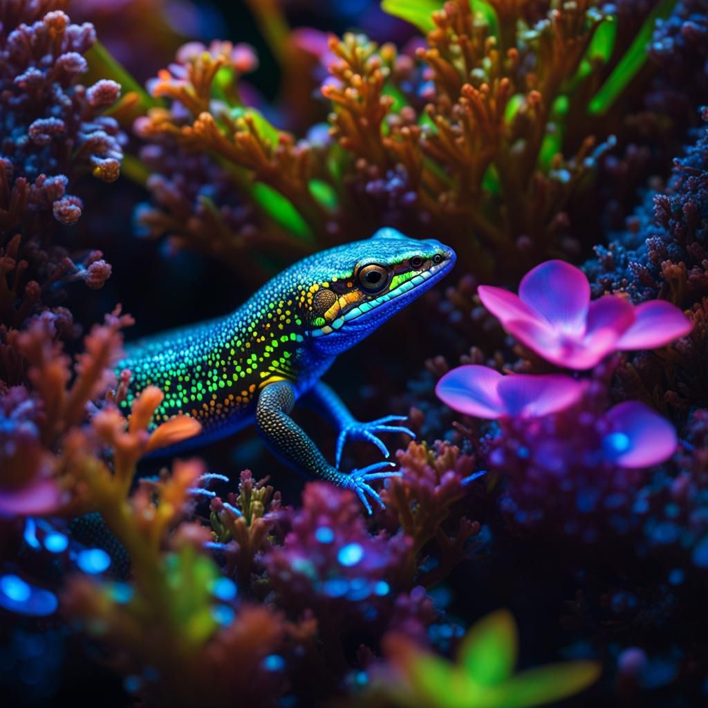 Spotted garden skink