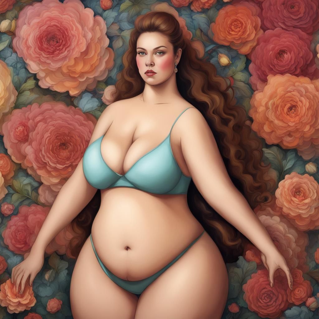 Big Beautiful Woman Generated by AI