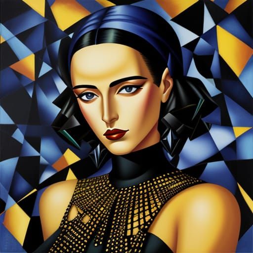 Surreal Art Deco Composition