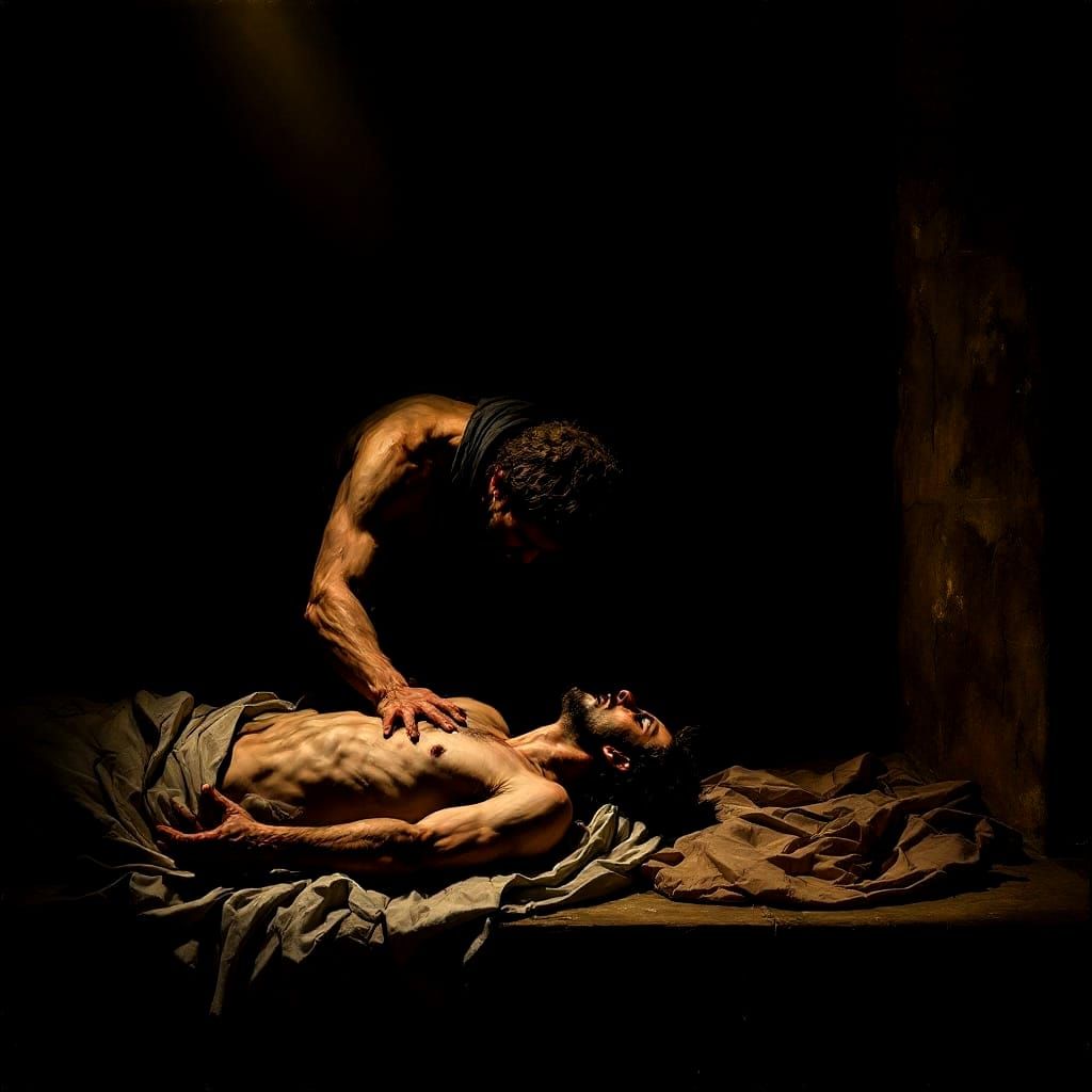 Baroque Masterpiece in Dramatic Lighting