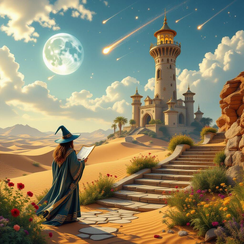 Sorcerer-Cartographer Invites Mirage Garden to Bloom