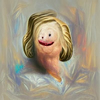 AI Generated Portrait of Hillary Clinton