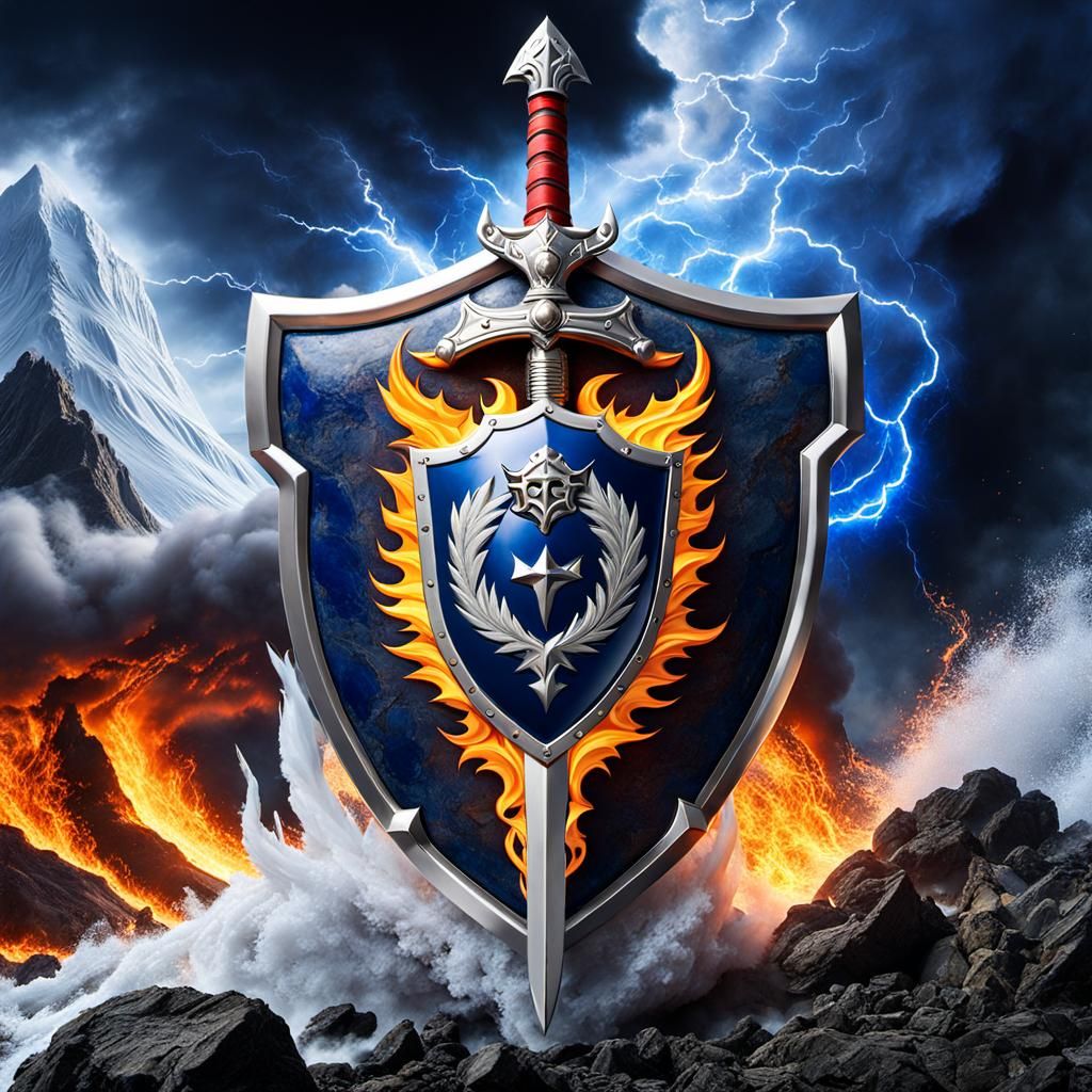 Heiðarvíga - the legendary skaldik shield