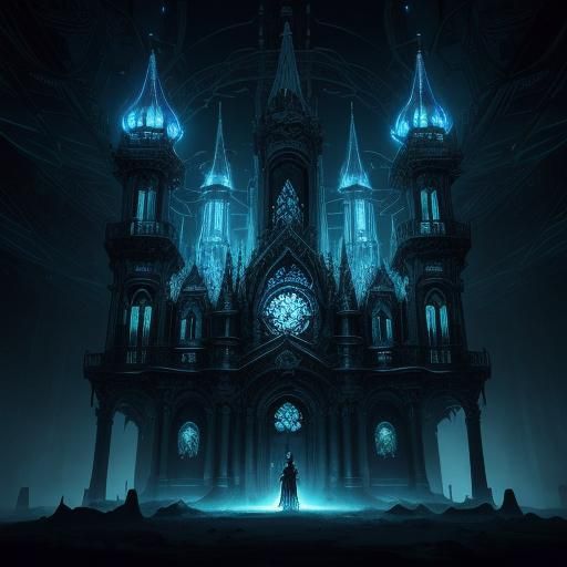 Interactive Toy Spaceship in Dark Fantasy Style