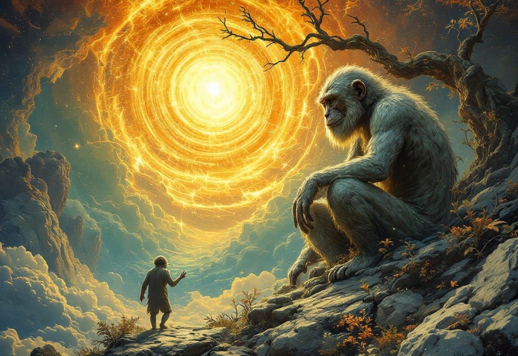 Stone Monkey Emerges from Primordial Chaos