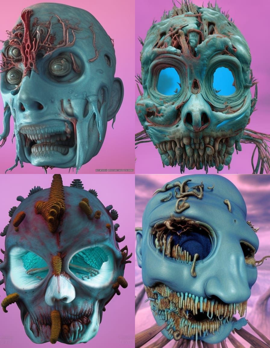 Disturbing Necromancer Masked in Fungi and Flesh