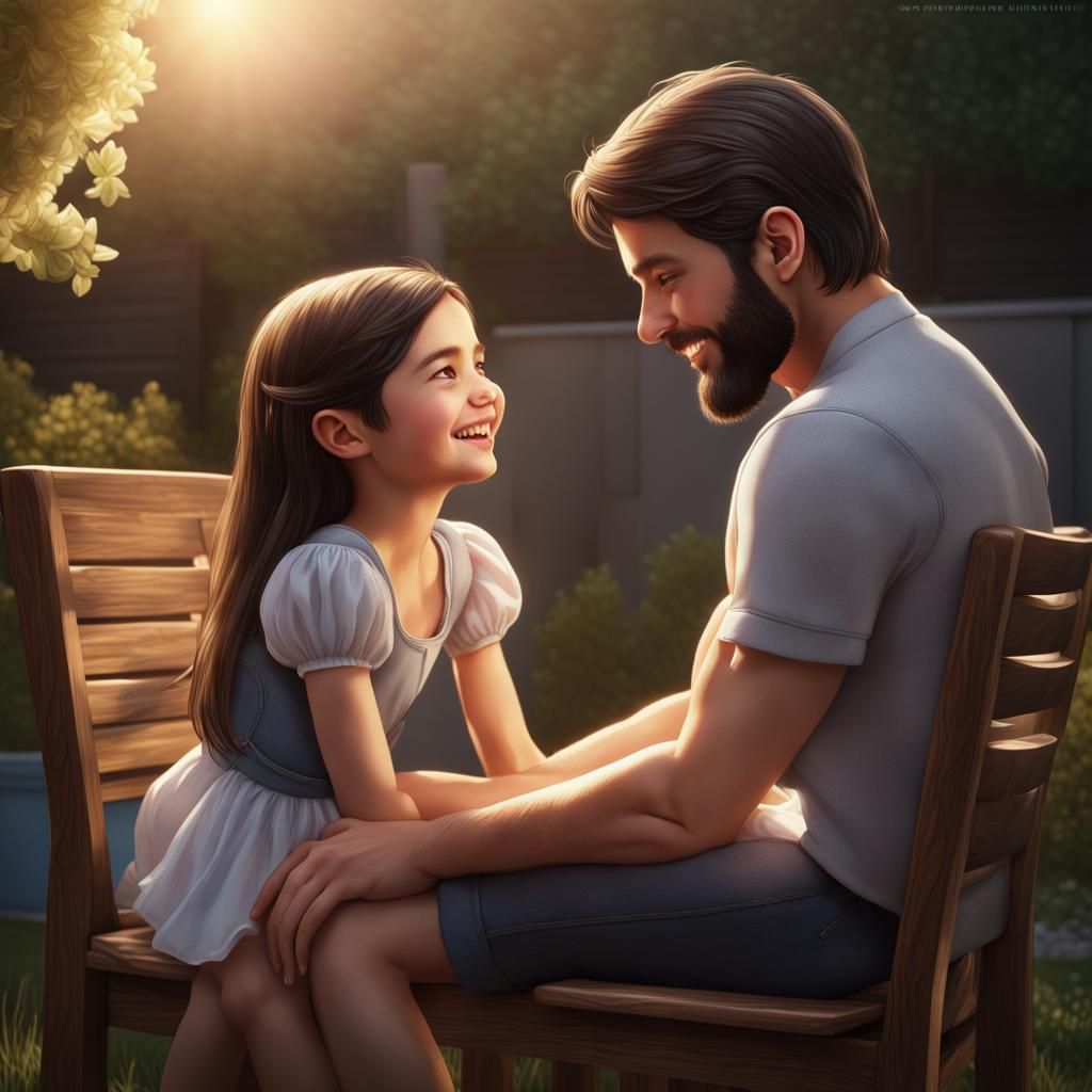 Brotherly Love: A Touching Garden Scene