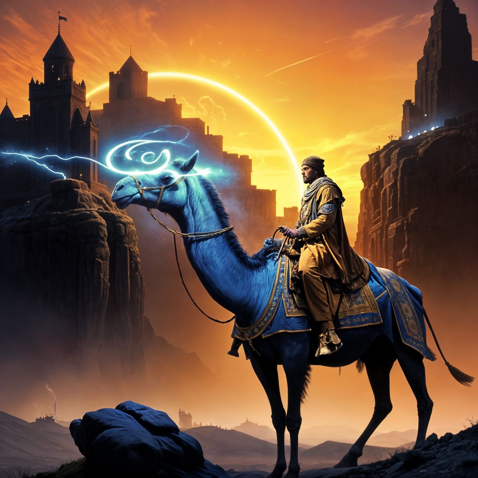 Dromedary Enchanter: A Fantastical AI Creation