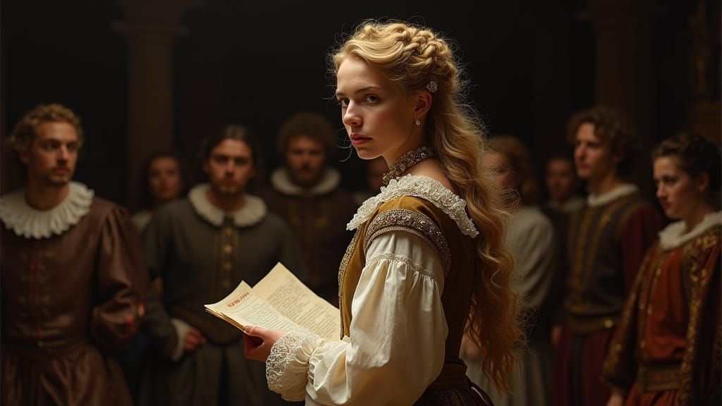 Alexander Cooke Backstage as Baroque Oil Painting