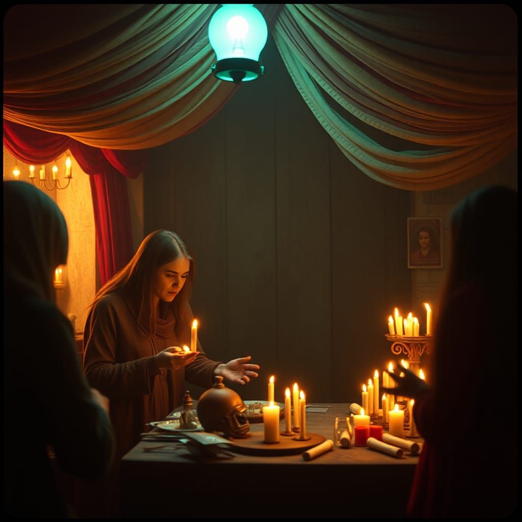 Psychic Fair in Ballpen Colors Style