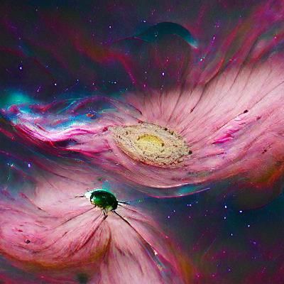 Colorful Starry Cosmos Illustration