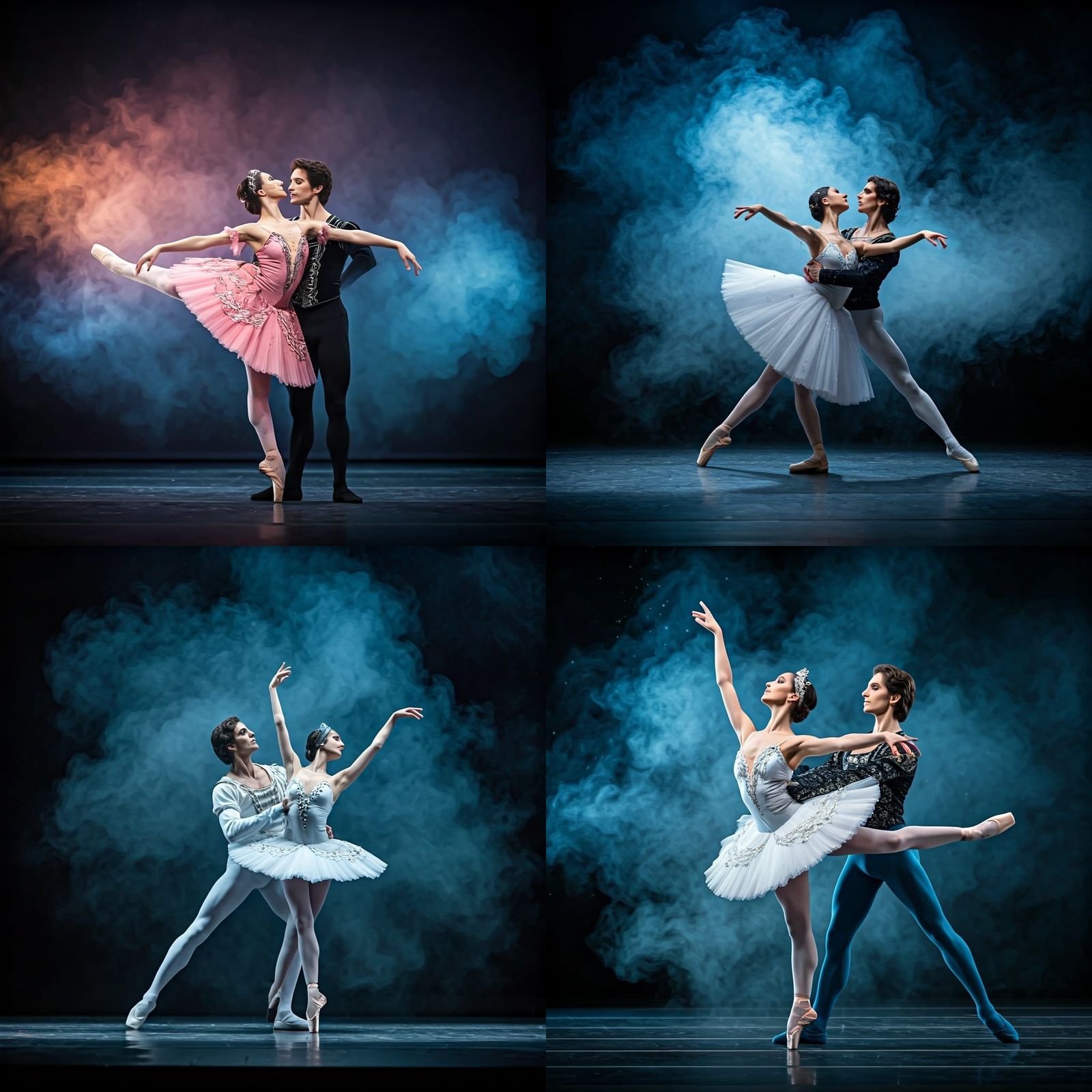 Smokey Star-Dancers in Swan Lake Finale
