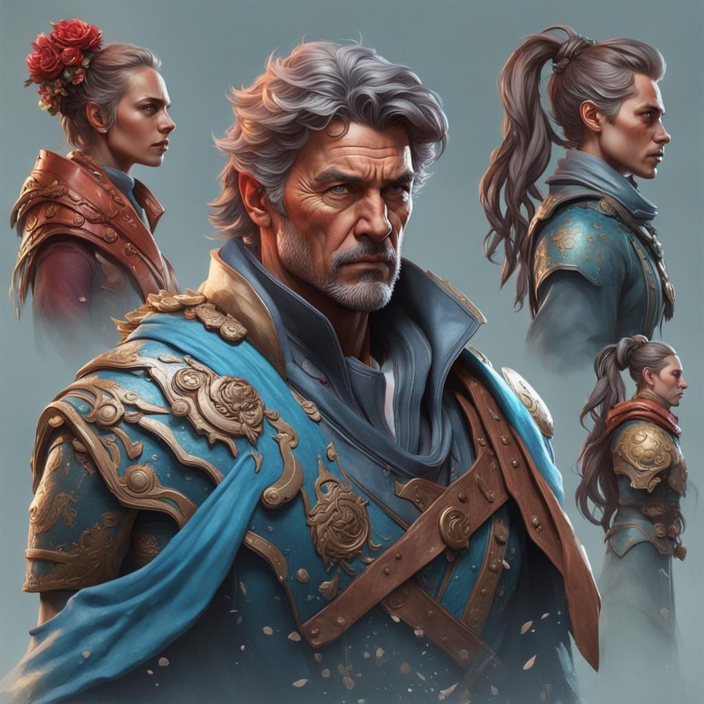 Hyperdetailed Action Figure Portrait in 8K