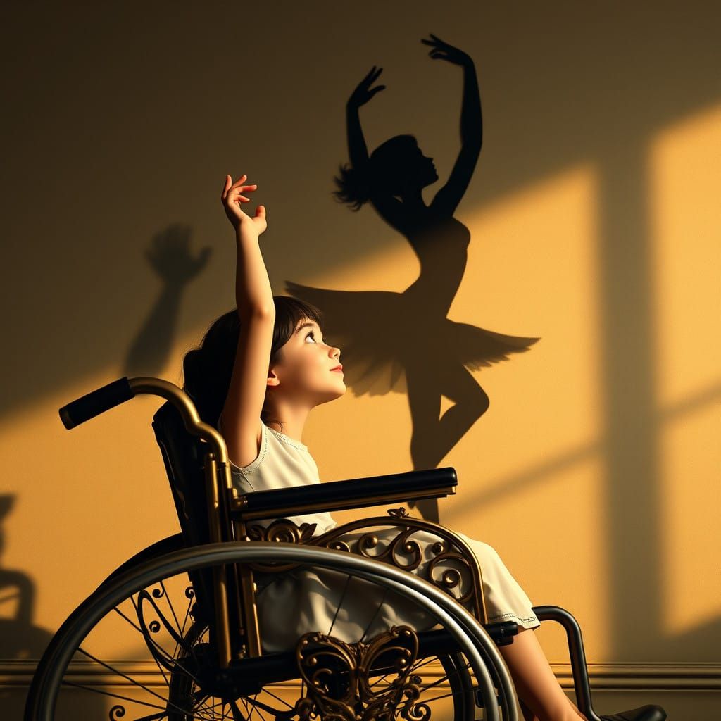 Ballerina in Whimsical Fantasy