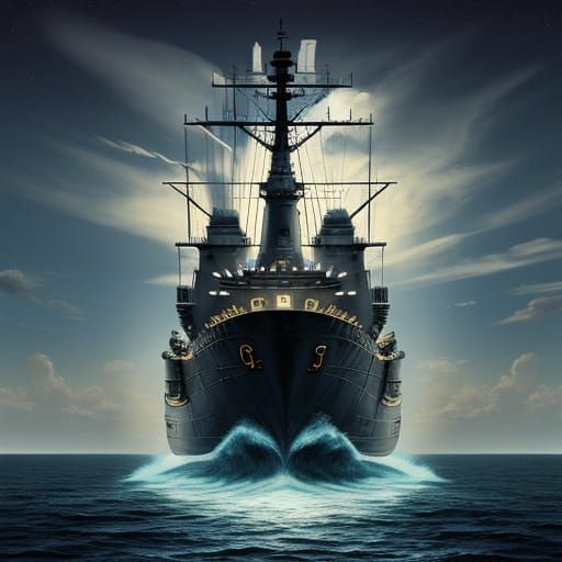 Time Traveling Battleship from the Philadelphia Experiment