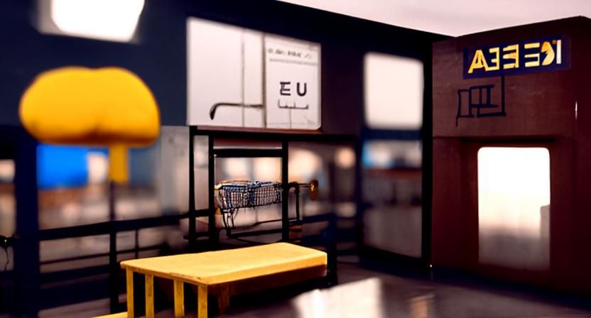 Dystopian IKEA: Hyperrealistic Unreal Engine Render