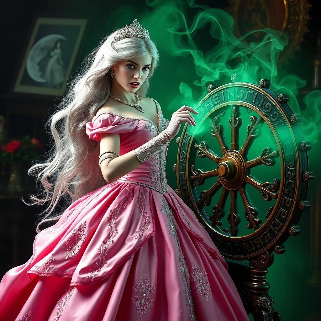 Princess Aurora and the Magical Spinning Wheel