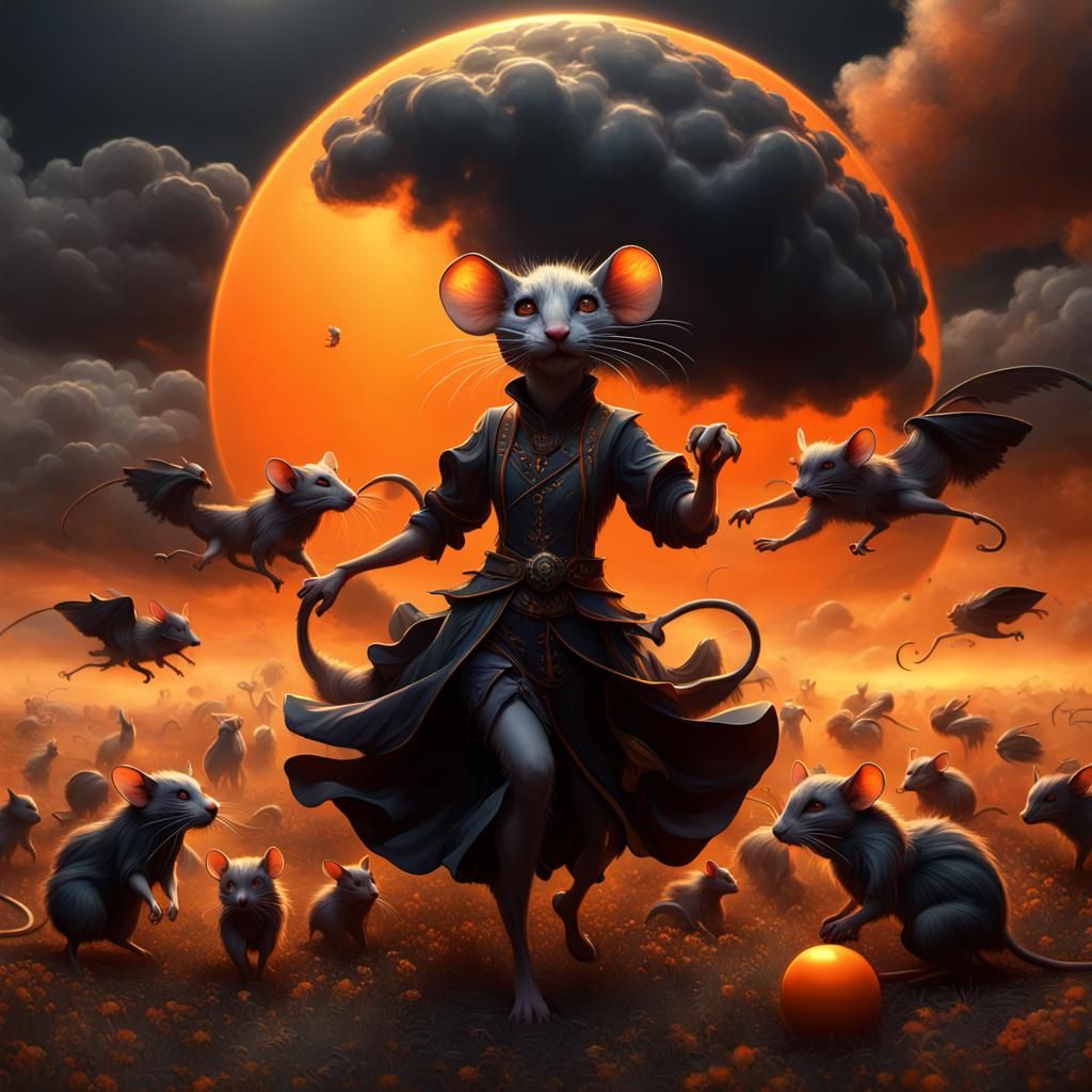 Old Dancer in a Field of Rats