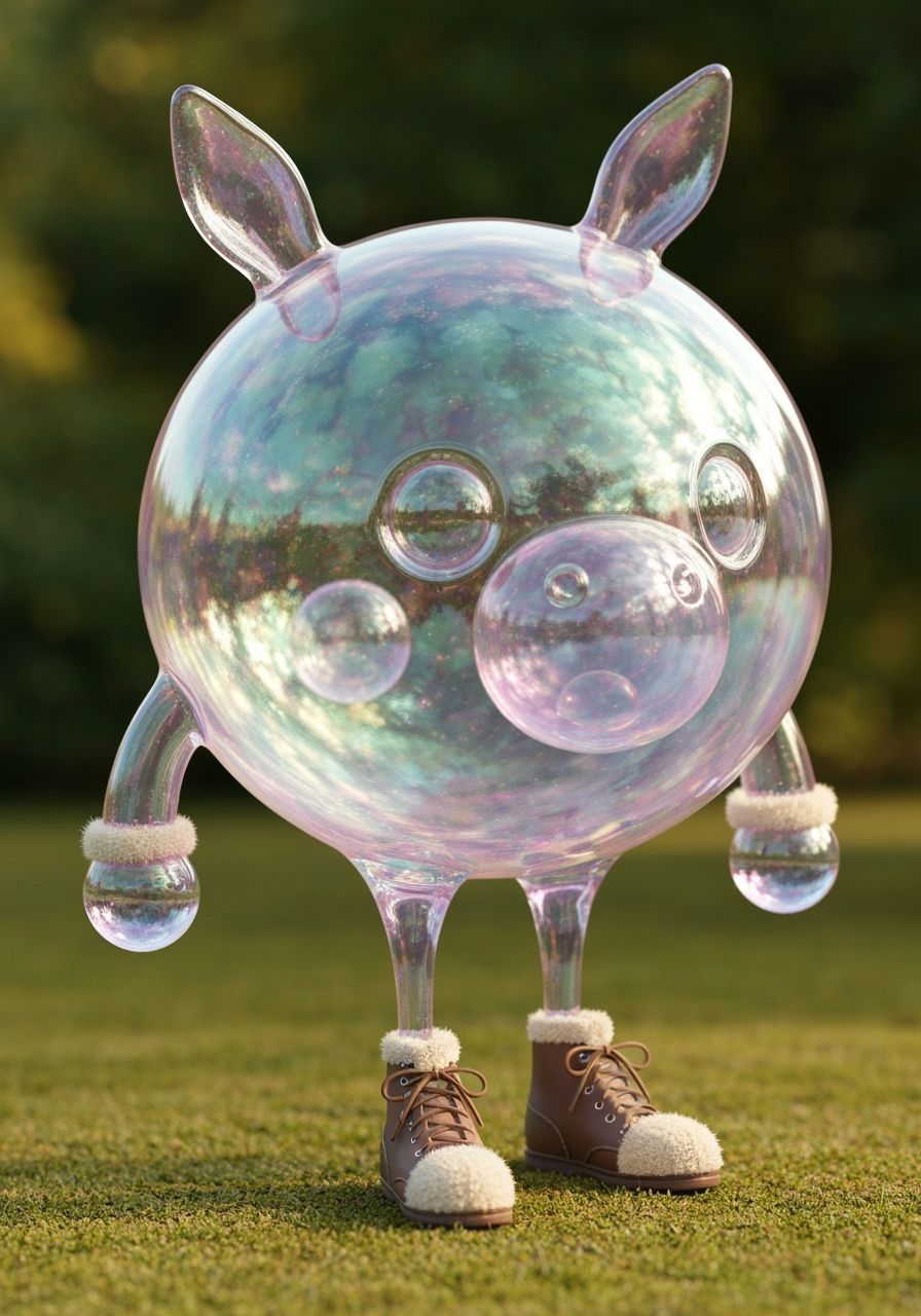 A Bioiridescent Lux Soap Bubblebeast Basking in the Lux of t...