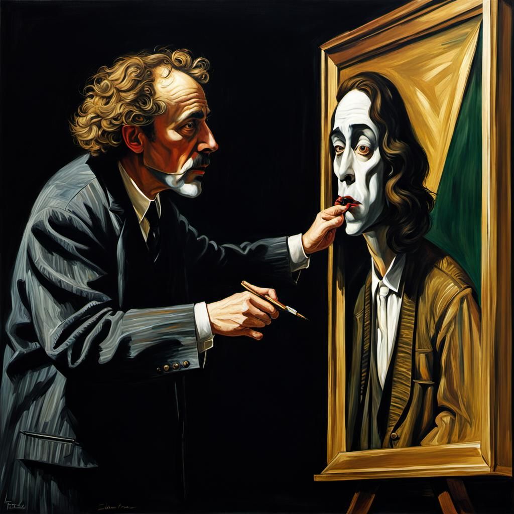 Surreal Questioning Painting in the Style of Masters