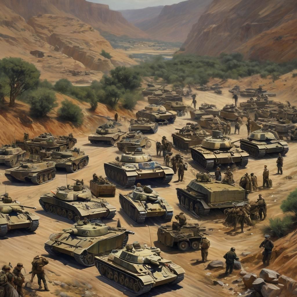 World of Tanks: Oil Painting in Gurney Style