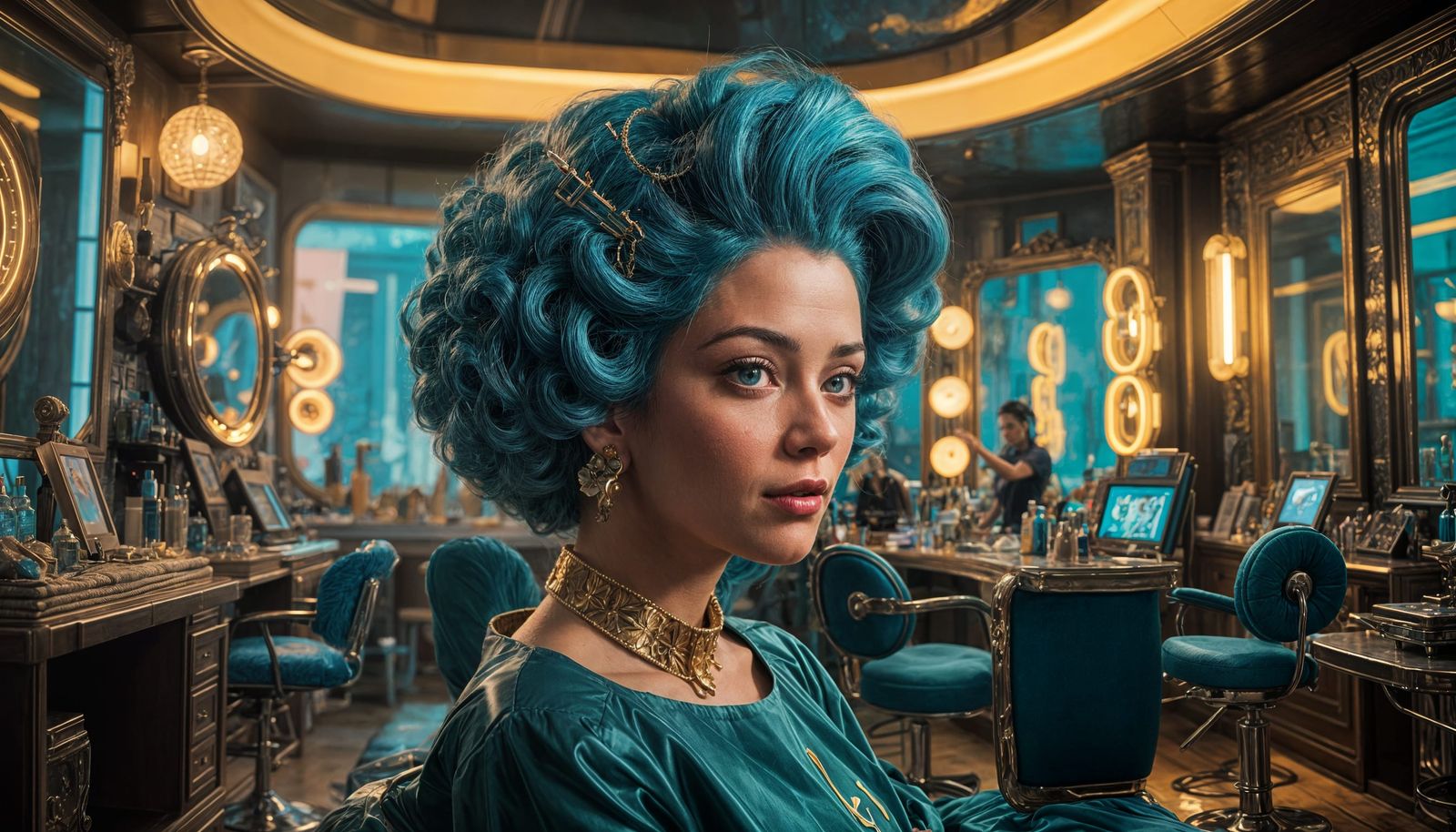 Marge Simpson Gets a Glamorous Hair Makeover in Hyper Realis...