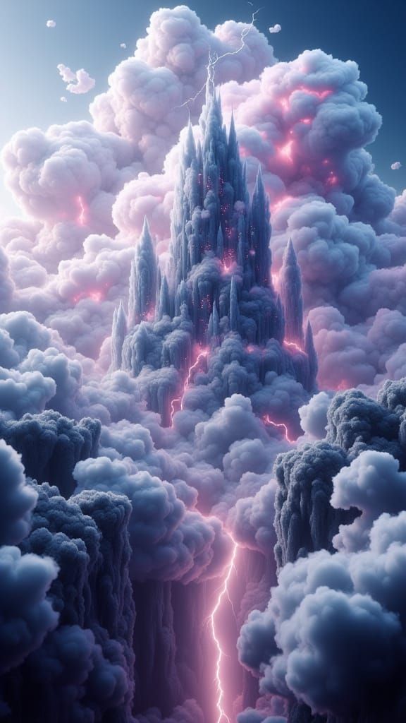 <lora:CloudFlux:1.0> Digital art, wallpaper, architecture, E...