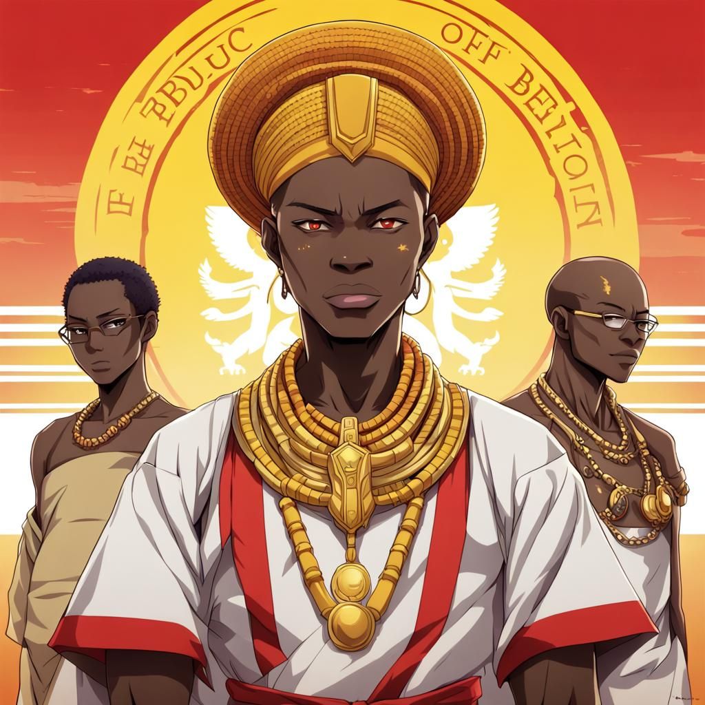 Benin Personified: Anime-Style Key Visual