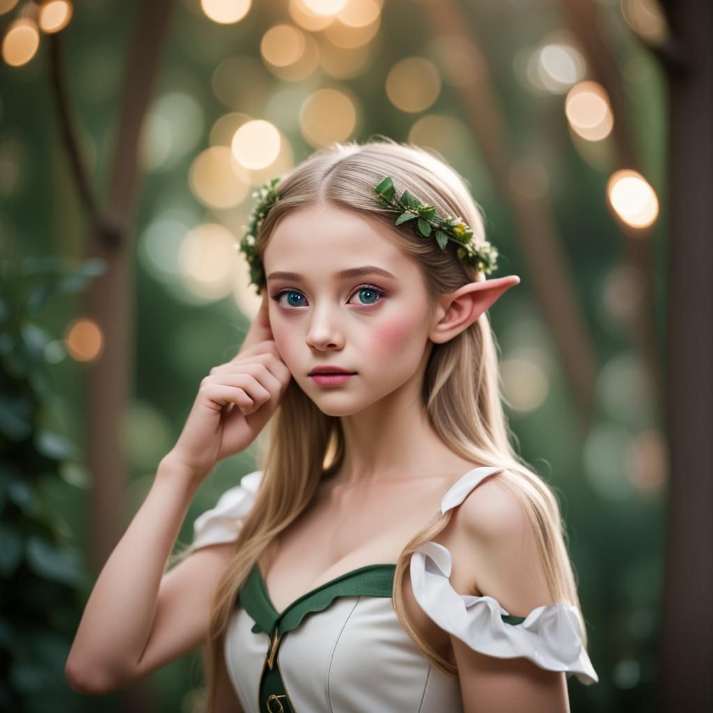 Professional Photo of an Elf with Bokeh