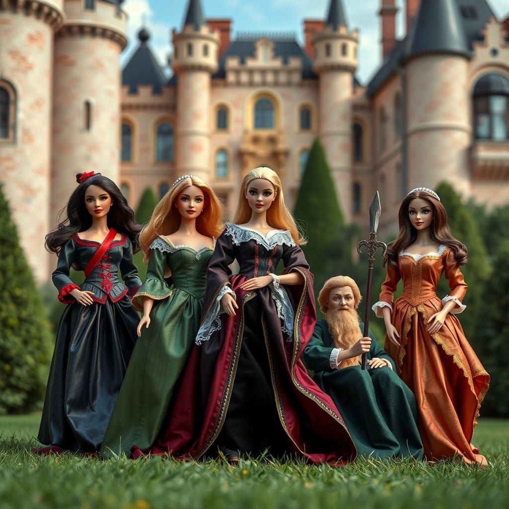 Barbie in Renaissance Elegance