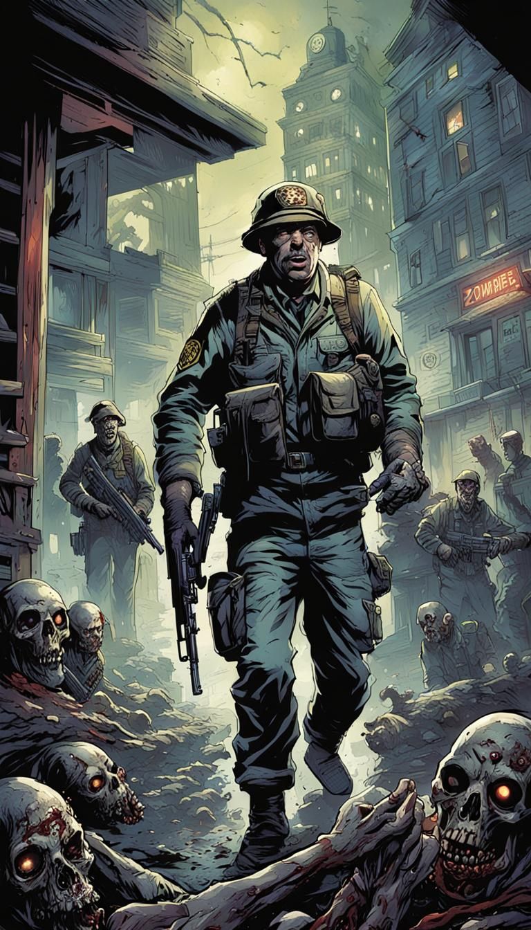 Call of Duty Zombies: Comic Book Illustration