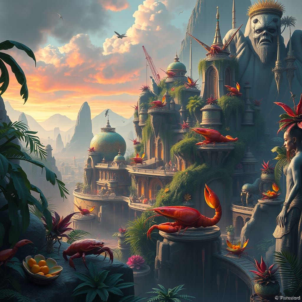 Exotic City of Sogo Overrun by Alien Wilderness