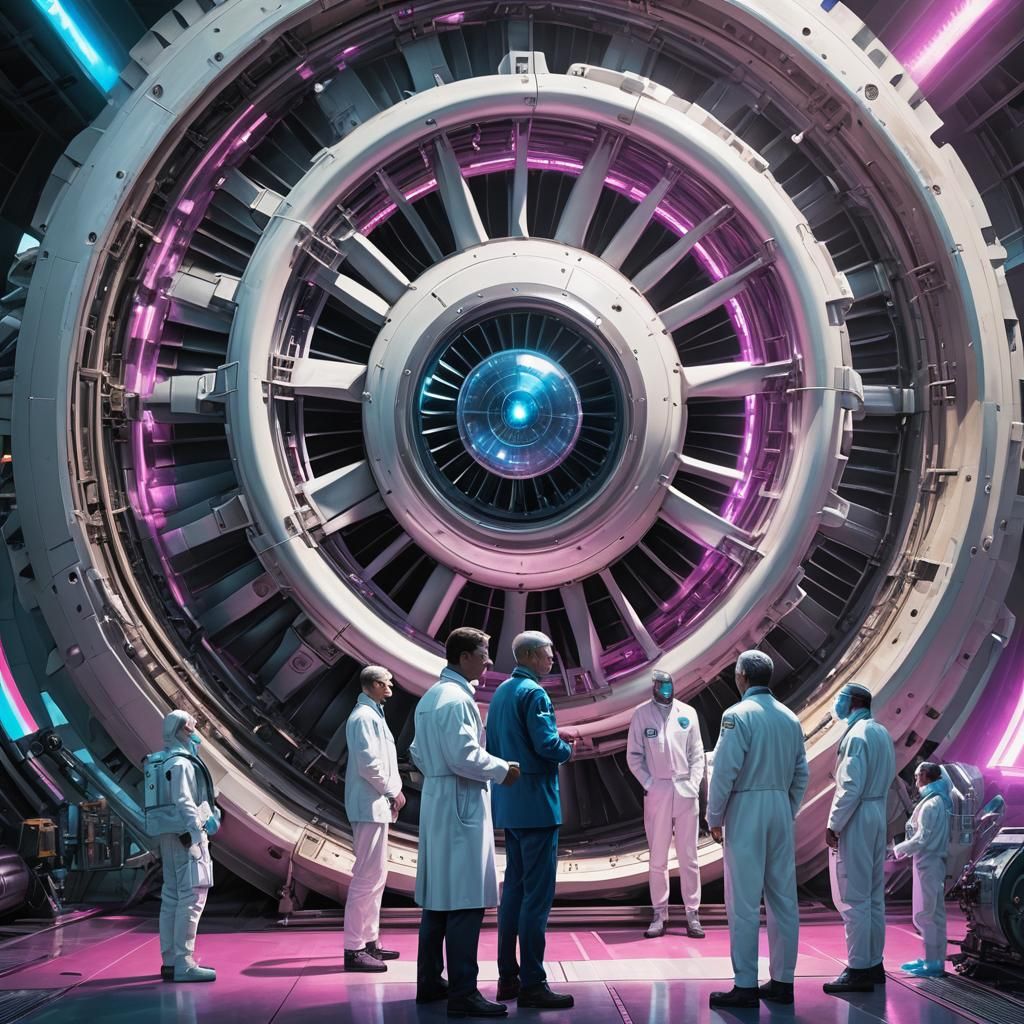 Alien Encounter with Scientists: Hyperrealistic Concept Art