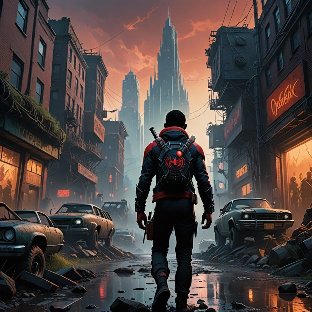 Miles Morales Enters Multiverse in Epic Post-Apocalyptic Sce...
