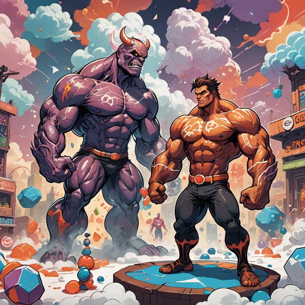 Sugar Debate: A Concept Art Masterpiece of Health Awareness