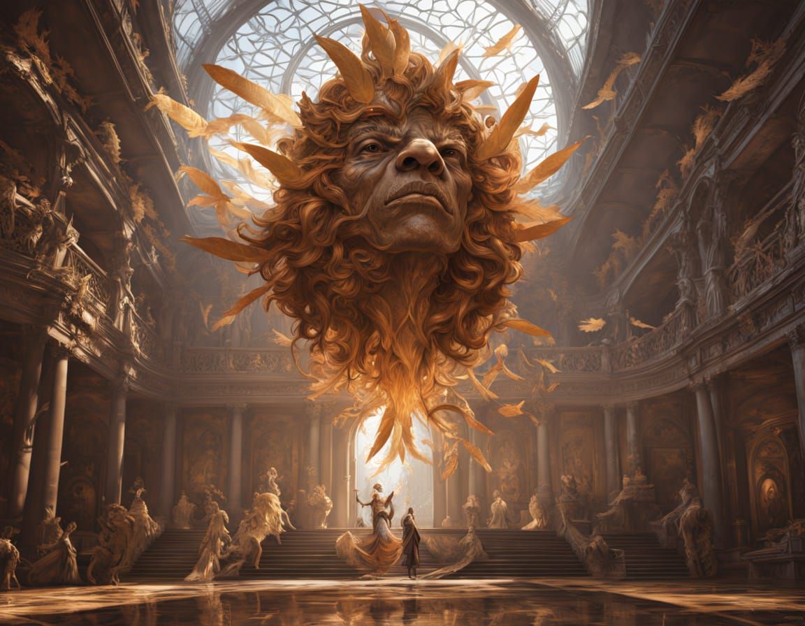 Lucifuge Rofocale: Dark Chocolate Sculpture in Digital Art