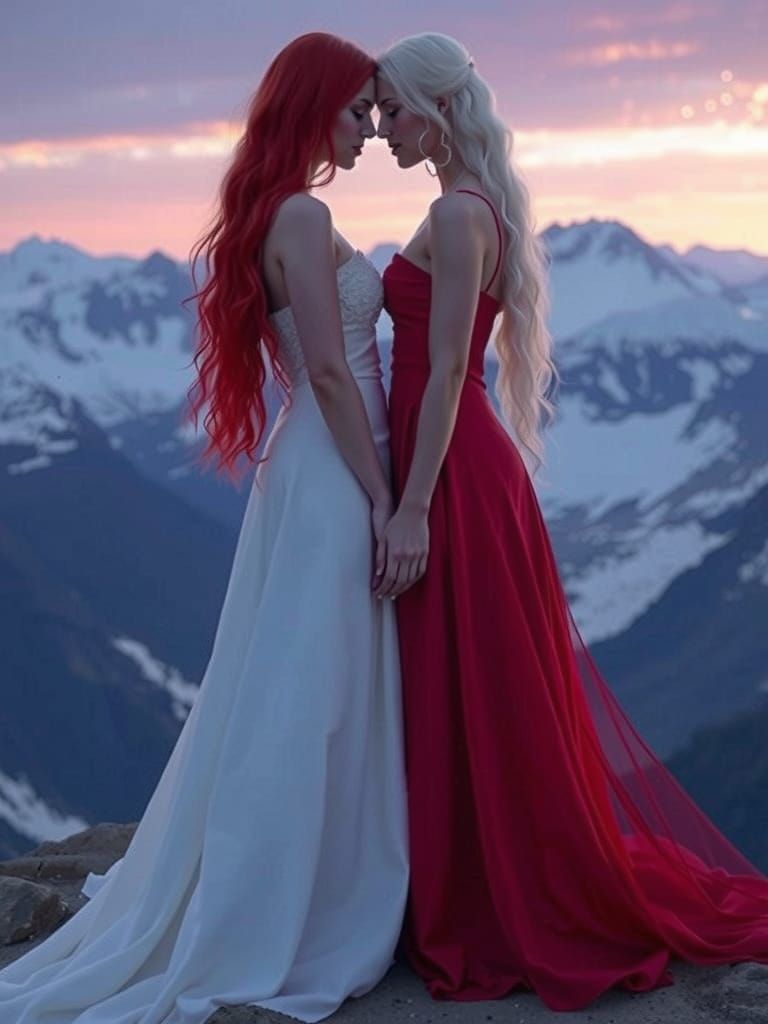 Ruby & Byru: An AI Generated Image