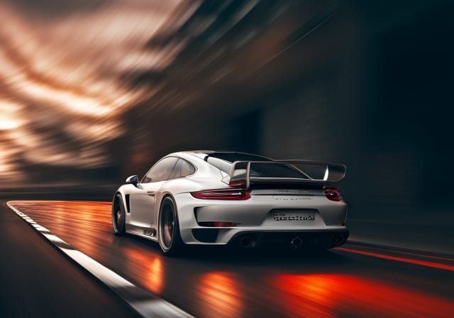 Hyperrealistic Porsche in High Definition