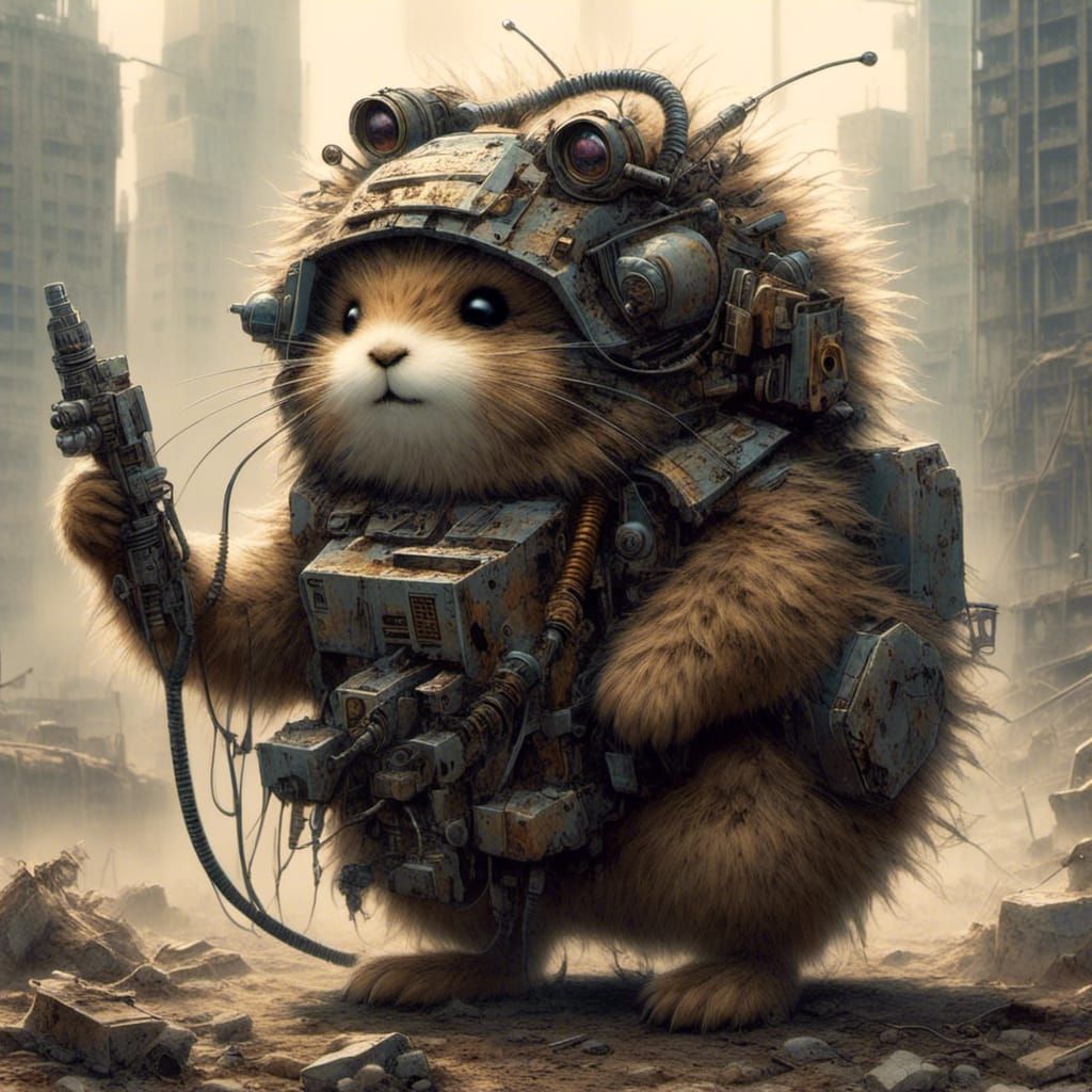 Chonktacular cyborg gopher