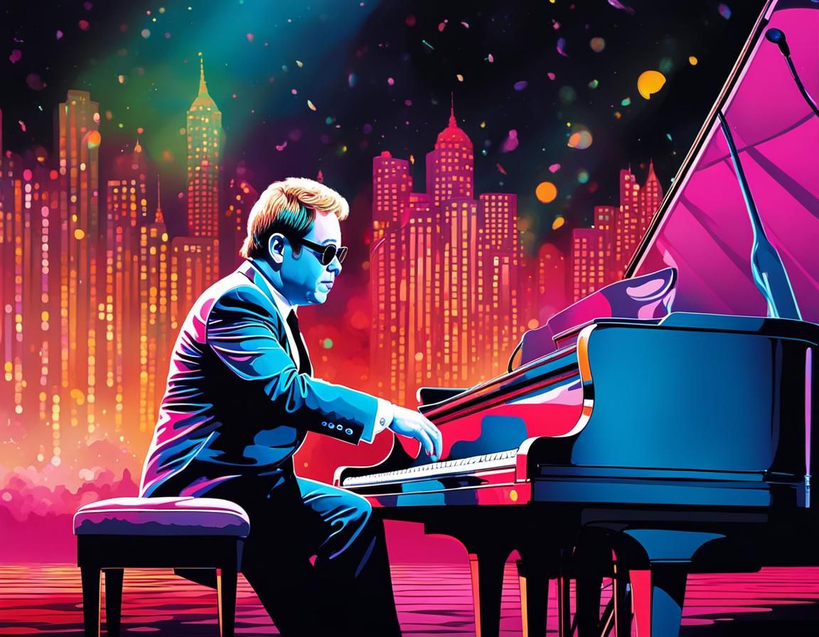Elton John in concert
