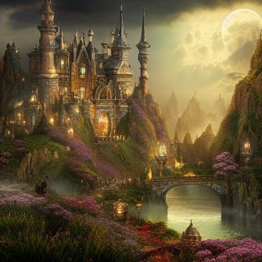 Epic Dream Kingdom: Digital Matte Painting