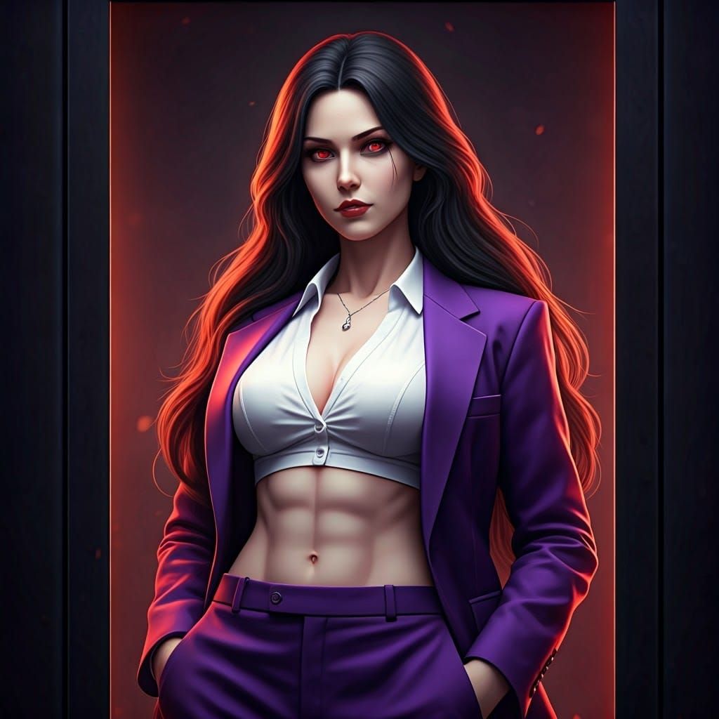 Hyper-Realistic Portrait in a Bright Studio Setting