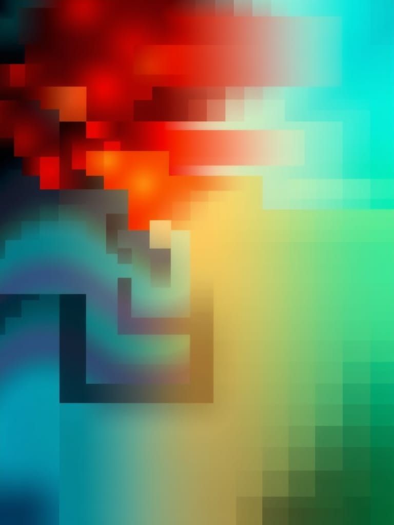 Abstract Symbolic Patterns with Visual Interference